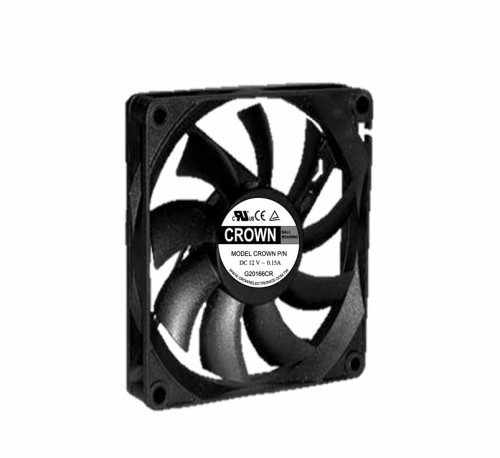 Hot Sale Crown 08015 DC Axial Cooling Fan