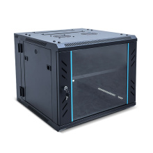 Gabinete de red de montaje en pared de doble sección serie SD 9U