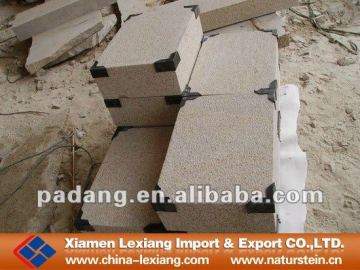 G682 outdoor steps, granite stone steps