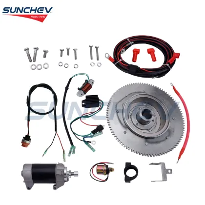 SUNCHEV Electric Starter Kit Yamaha 60hp(2 Stroke)