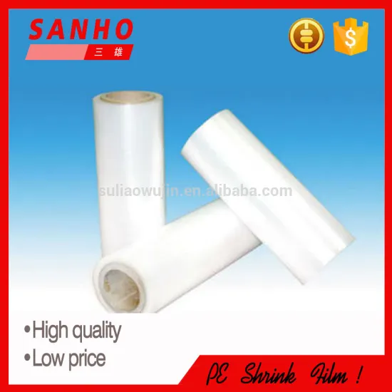 packaging material PE clear heat shrink plastic film