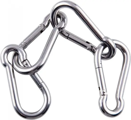 Heavy Duty Stainless Steel Spring Snap Hook Carabiner