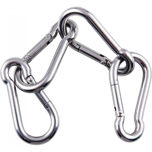 Heavy Duty Edelstahl Feder Schnapphaken Carabiner