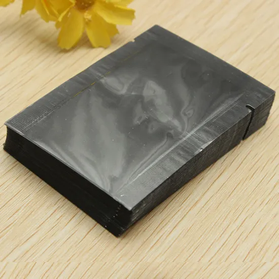 Matte Black Pill Packet Flat Pouch Aluminum Foil Mylar Bags For Tablet Capsule Pills Packaging Bag