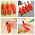 Express Package Opening Knife with Cartoon Carrot Design