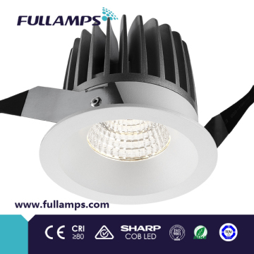 Fullamps high power dimmable 15w cob led downlight