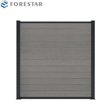 High-Quality Aluminum Fence Posts and Wood Plastic Composite Panels for Fireproof Fencing