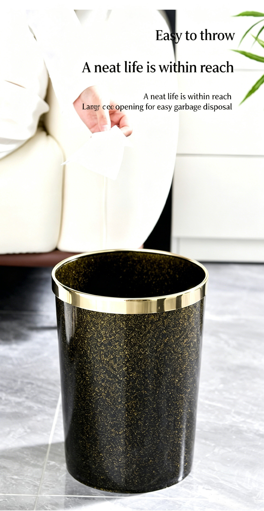Trash Can with Ring Lid 8