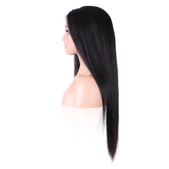 Cuticle Aligned Ready Stock For Black Women Blonde 100% Colored Straight Bob Short Lace Front Human Hair Wigs with Baby Hair