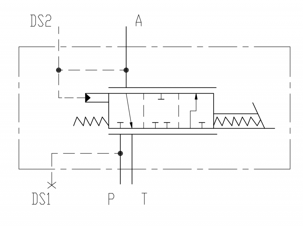 Single Circuit Hydraulic Brake Valve Hss