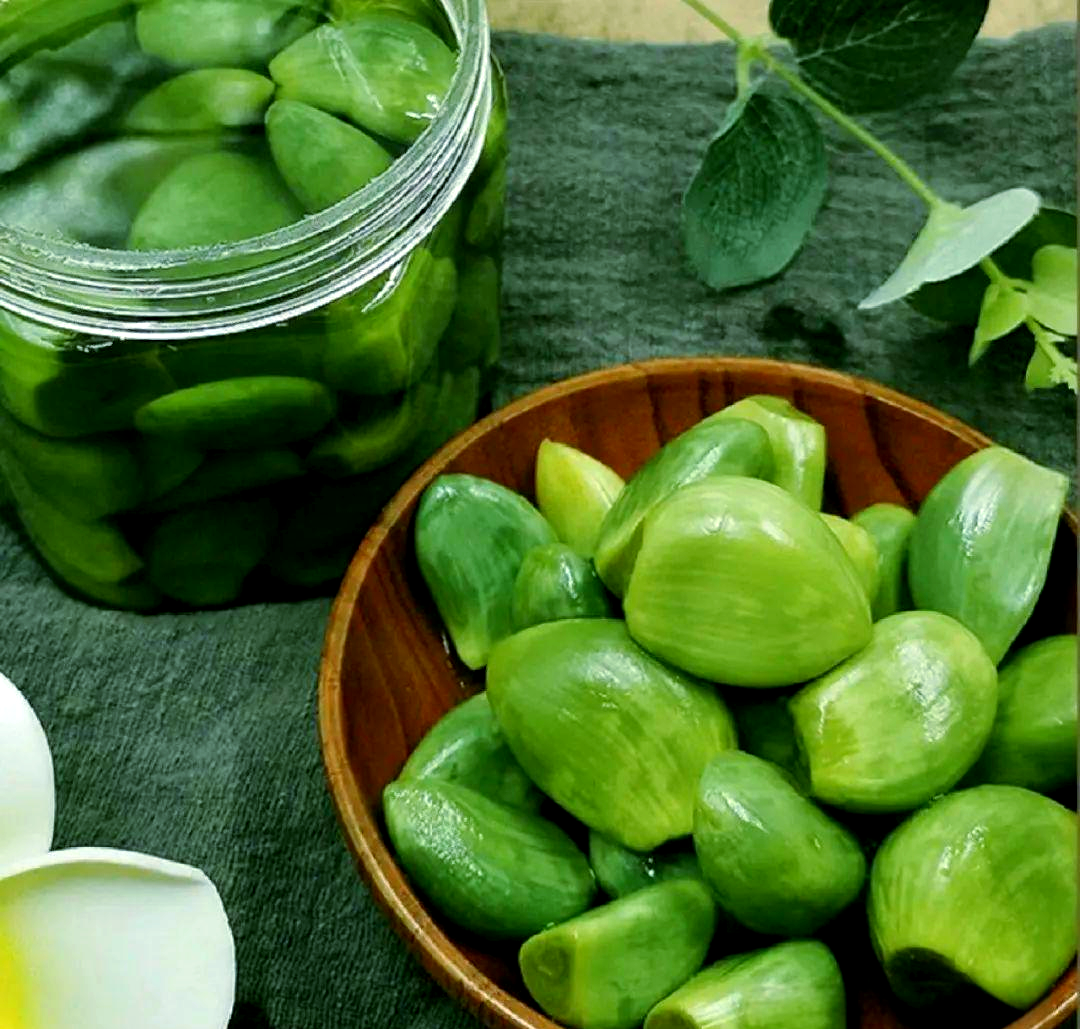 Yeşil salamura sarımsak için yüksek kaliteli organik sarımsak