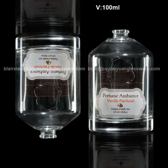 Round Atomizer Spray Bottles Cosmetic Bottles 100ML Glass Oil