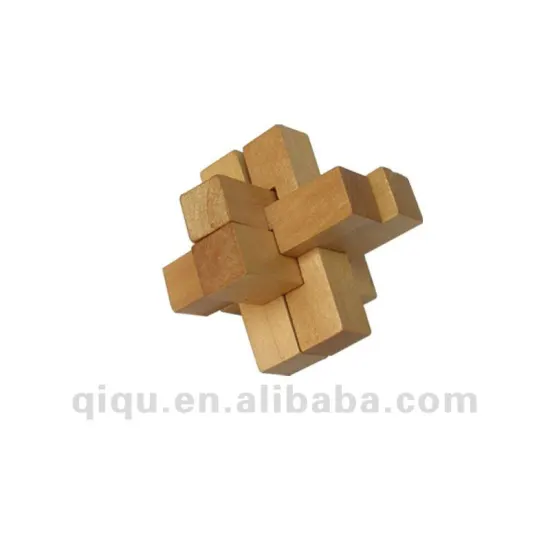 Wooden Lock Brain Development IQ Puzzle Toys