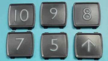 Tactile Symbol for Mitsubishi Elevator Push Buttons