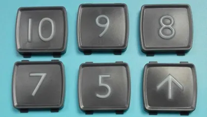 Tactile Symbol for Mitsubishi Elevator Push Buttons