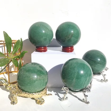 Wholesale Green Aventurine Healing Crystal Spheres