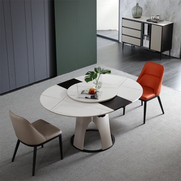 Wholesale kitchen furniture wooden folding dining table set with 4 chairs