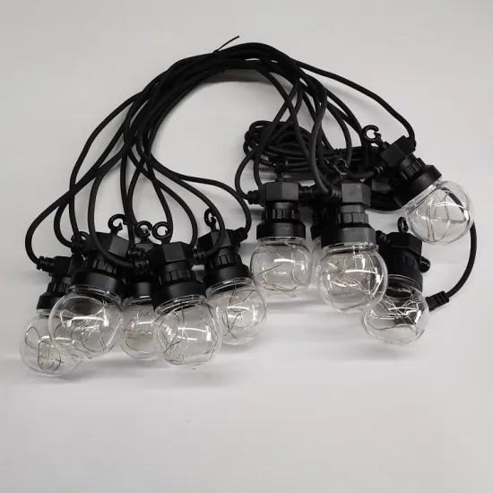 Holiday Festival Outdoor G50 Solar LED Bulb String Lights