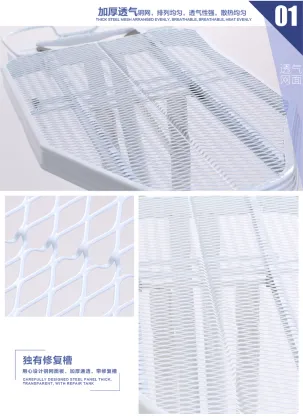 Large foldable ironing board ironing table