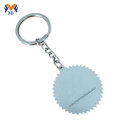 Wholesale metal custom logo coin keychain bezel