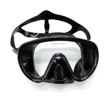 Pesca de lanza y equipo de buceo: máscara de buceo de vidrio templado para snorkel y apnea