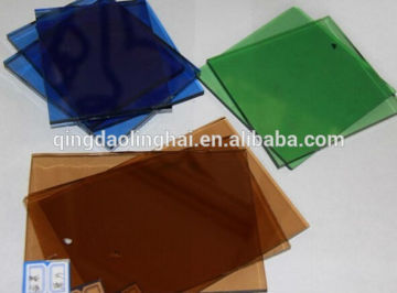 3.-12mm colored tinted glass for the buliding