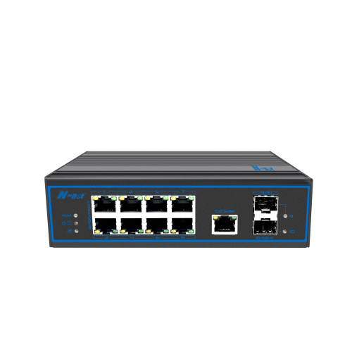 10-port full gigabit managed Industrial None-PoE switch