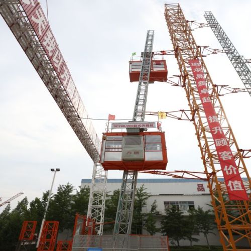 Grua de construção inclinada fangyuan