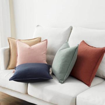 Wholesale Custom Home Made Decorative Sofa Cushion Covers,Pure color series
