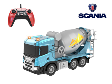 Licensed Scania P410 1:40 RC Cement Mixer Truck with 2.4GHz Remote Control