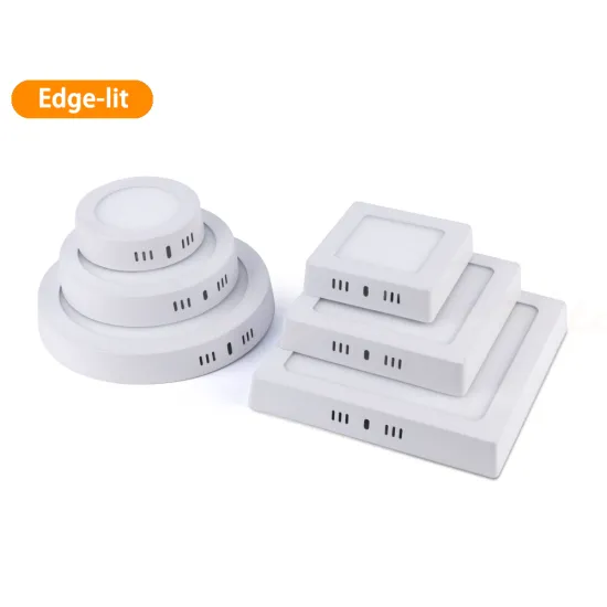 Commercial Slim LED Panel Light - Surface Mounted Indoor Ceiling (6w/12w/18w/24w), SMD, Square and Round Designs