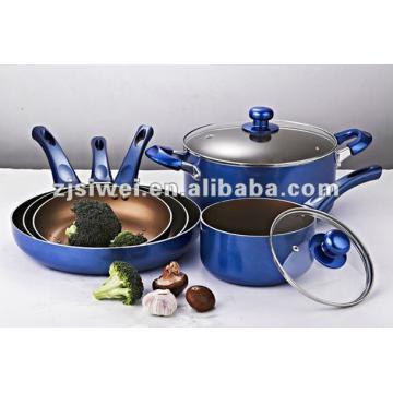 7PCS ENVIRONMENTAL NON STICK ALUMINUM COOKING UTENSIL