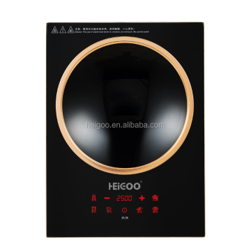 2500W Portable Concave Electric Induction Cooker with Glass Ceramic Plate