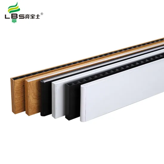 Modern Black LED Linear Lighting: A Stylish Chandelier and Office Hanging Tube Lamp with Aluminum Housing - 24W