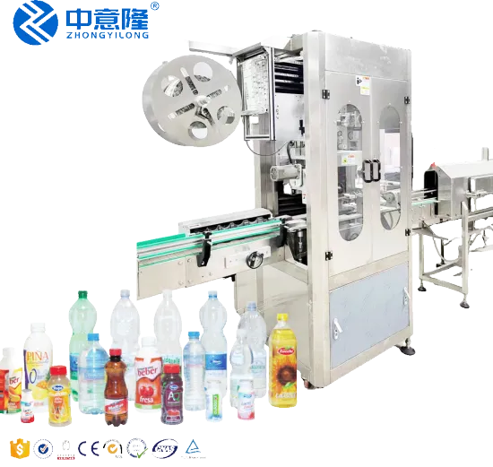 Automatic Shrink Sleeve Labeling Machine for Carbonated Beverages and Soda Water Bottles