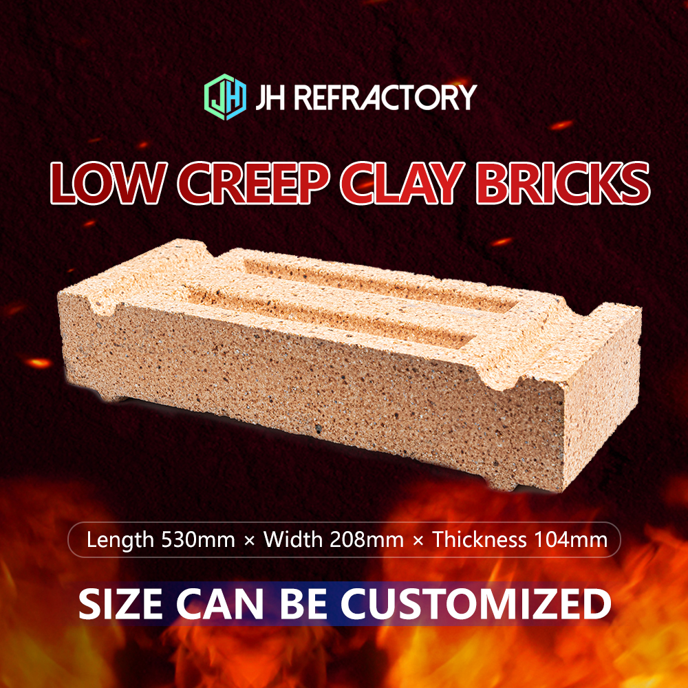 Low creep clay bricks Fire escape wall bricks size