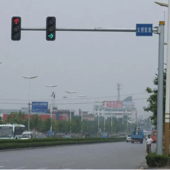 Telescopic Traffic Pole | 6.5, 6, and 8 Meter Galvanized HDG Street Road Signal Light Pole