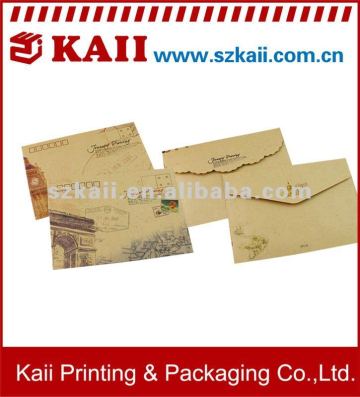 Recycled envelopes brown