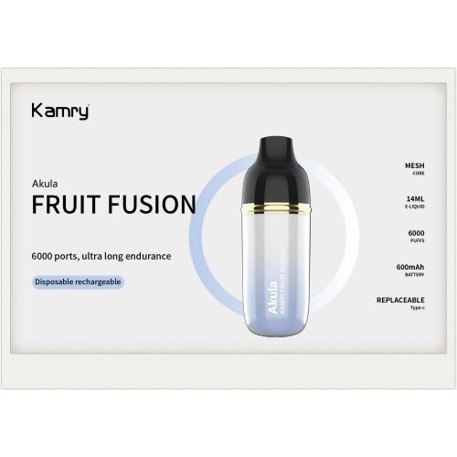 Kamry Akula 6000 Puff Großhandel USA berühmte Vape