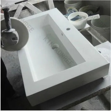 Counter Top Wash Basin Acrylic Bathroom Sinks / Bathroom Wash Basins With Oem