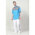 MEN'S CONTRAST CUT SEW POLO SHIRT