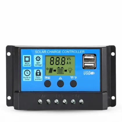 10A Smart Solar Charge Controller for 12V/24V Solar Systems