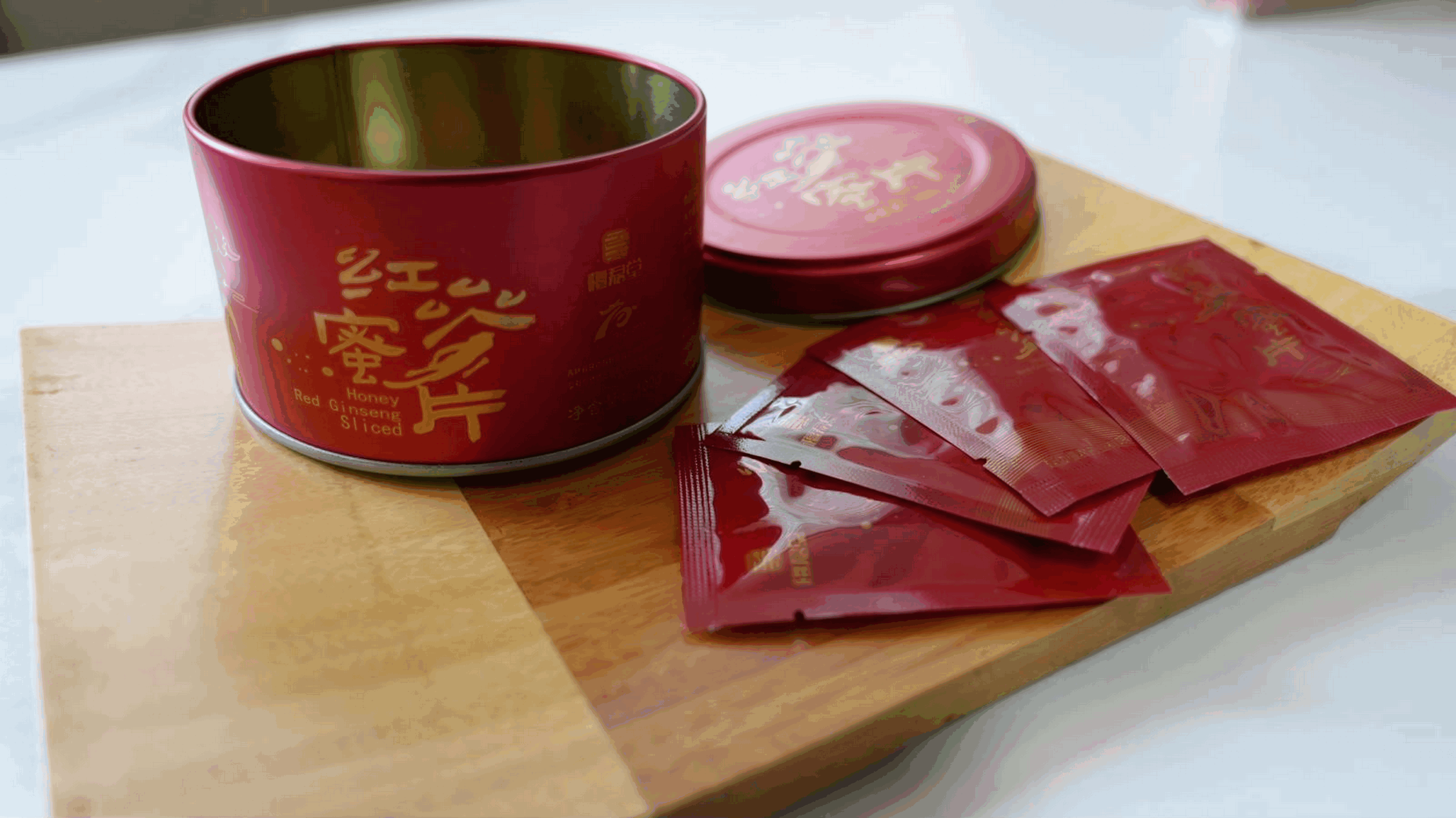 Rote Ginseng Honey Tablets Round Box