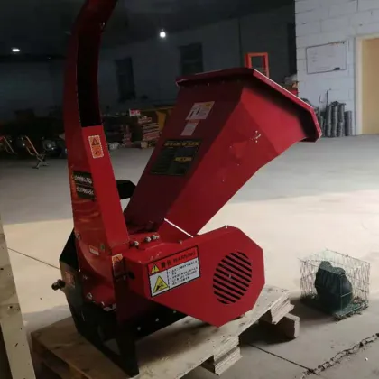 Self-Powered Wood Shredder Machines for Forest Wood Chipping