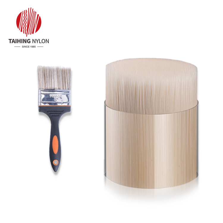 PET hollow brush filament for paintbrush