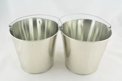 metal cookies biscuits bucket pail