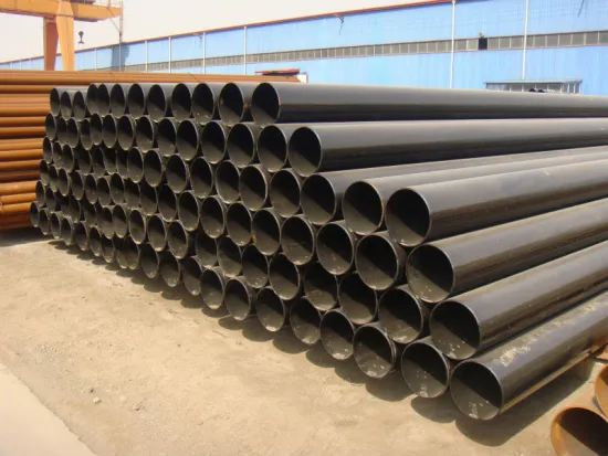 ERW steel pipe EN10219 S235JRH used for fulid transmission -