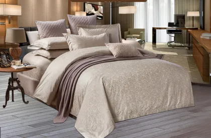 Customized hotel pure cotton bedding textiles sets