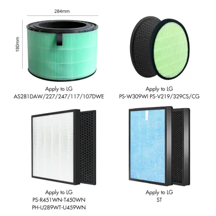 LG PS-W309VI Air Purifier Filter - HEPA & Activated Carbon
