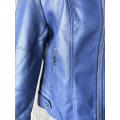 women's jackets with zipper long sleeve leather jacket